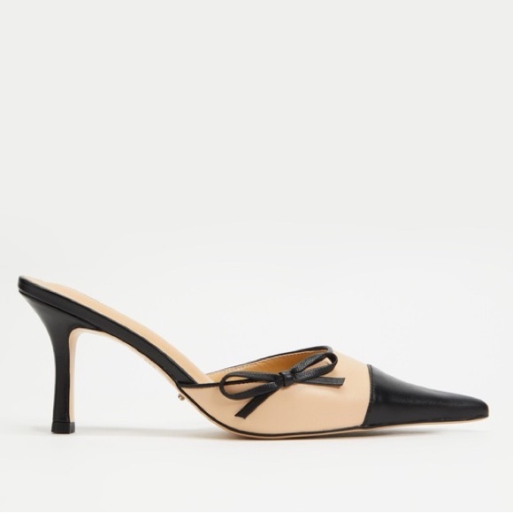 Tony Bianco Shoes - Tony Bianco Black and Tan Mules
